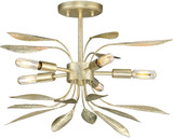 Progress P350210-176 Mariposa Modern Gilded Silver Flush Mount Lighting Fixture