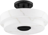 Progress P350284-31M Tosca Modern Matte Black Overhead Light Fixture