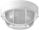 Progress P3709-30 Bulkheads Retro White Ceiling Light Fixture