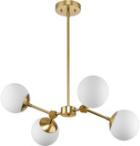 Progress P400307-109 Haas Modern Brushed Bronze Mini Chandelier Lamp