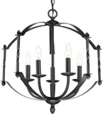 Progress Lighting P4710-31 Greyson Matte Black Pendant Lighting