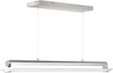 Progress P500002-009-30 Concourse LED Contemporary Brushed Nickel LED 18" Drum Kitchen Island Light Fixture