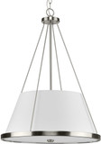 Progress P500357-009 Saffert Modern Brushed Nickel Mini Hanging Lamp