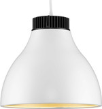 Progress P500372-028-30 Radian LED Contemporary Satin White LED Pendant Light