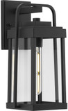 Progress P560286-031 Walcott Contemporary Black 14" Outdoor Lighting Sconce