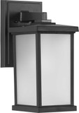 Progress P560289-031 Trafford Non-Metallic Lantern Black Outdoor Wall Lamp