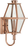 Progress P560347-169 Bradshaw Contemporary Antique Copper 8.5" Outdoor Wall Lighting Fixture
