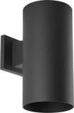 Progress P5641-31 Cylinder Modern Black Outdoor Wall Light Fixture