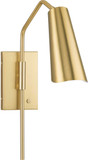 Progress Lighting P710131-191 Cornett Modern Brushed Gold Swing Arm Wall Lamp