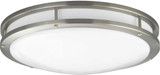 Progress P7250-0930K9 LED Linear Brushed Nickel LED Flush Mount Light Fixture