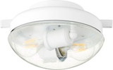 Quorum 1370-8 Studio White LED Exterior Ceiling Light Fixture