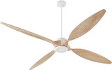 Quorum 28804-8 Papillon Contemporary Studio White 80" Home Ceiling Fan