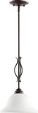 Quorum 3110-186 Spencer Oiled Bronze Mini Pendant Lighting