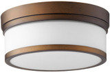 Quorum 3509-12-86 Celeste Contemporary Oiled Bronze 12" Ceiling Light Fixture