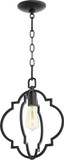 Quorum 3842-69 Dublin Modern Textured Black Mini Drop Ceiling Light Fixture