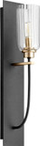 Quorum 507-1-6980 Espy Modern Noir w/ Aged Brass Wall Lighting