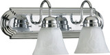 Quorum 5094-2-114 Chrome 2-Light Bathroom Wall Light Fixture