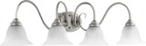 Quorum 5110-4-64 Spencer Classic Nickel 4-Light Bathroom Light Sconce