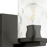Quorum 5111-1-59 Steinway Matte Black Wall Sconce Lighting