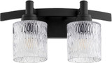 Quorum 5184-2-69 Stadium Contemporary Noir 2-Light Bath Lighting Sconce