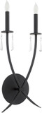 Quorum 521-2-59 Majesty Modern Matte Black Wall Mounted Lamp