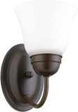 Quorum 5404-1-86 Oiled Bronze Wall Light Sconce