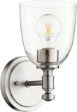 Quorum 5422-1-265 Rossington Satin Nickel Lighting Sconce