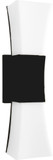 Quorum 561-2-59 Ayala Contemporary Matte Black Wall Lamp