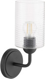 Quorum 598-1-59 Tamara Day Matte Black Wall Lamp