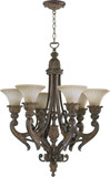 Quorum 6230-6-88 Madeleine Traditional Corsican Gold 27" Lighting Chandelier