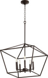 Quorum 644-5-86 Gabriel Contemporary Oiled Bronze Entryway Light Fixture