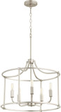 Quorum 646-5-65 Olympus Satin Nickel 21" Foyer Lighting
