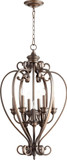 Quorum 6854-9-86 Bryant Oiled Bronze Ceiling Pendant Light