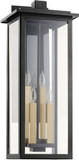 Quorum 7127-4-69 Westerly Noir Outdoor Sconce Lighting