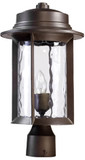 Quorum 7248-9-86 Charter Oiled Bronze Outdoor Post Lighting Fixture