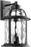 Quorum 7760-4-69 Winston Noir Outdoor 10.75" Wall Light Fixture