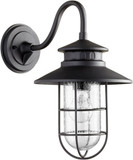 Quorum 7697-69 Moriarty Nautical Noir Exterior 9.5" Wall Lighting Fixture