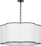 Quorum 8228-6-59 Belinder Modern Matte Black 30" Hanging Light