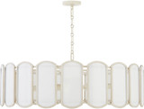 Quorum 824-8-52 Belleview Modern Washed Oak 38" Ceiling Light Pendant