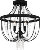 Quoizel ADL1716MBK Adelaide Matte Black Home Ceiling Lighting