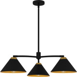 Quoizel ALS5032MBK Alscott Contemporary Matte Black Chandelier Lighting