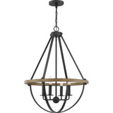 Quoizel BRL2823EK Bartlett Earth Black 22" Hanging Lamp