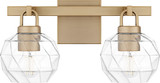 Quoizel CIA8616BGD Celina Contemporary Bronze Gold 2-Light Bathroom Lighting