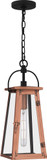 Quoizel CLN1907AC Carolina Retro Aged Copper Mini Drop Ceiling Light Fixture