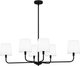Quoizel GGR642MBK Gallagher Matte Black Chandelier Light