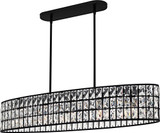 Quoizel GIB542MBK Gibson Matte Black Kitchen Island Light