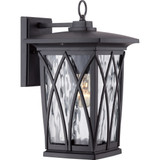 Quoizel GVR8408K Grover Traditional Mystic Black Outdoor Wall Light Fixture
