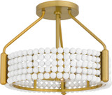 Quoizel MOL1716BRG Molly Contemporary Brushed Gold Overhead Lighting