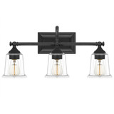 Quoizel NLC8603EK Nicholas Earth Black 3-Light Bath Lighting