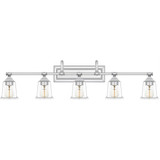 Quoizel NLC8605C Nicholas Polished Chrome 5-Light Bath Light Fixture